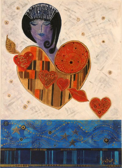 Torta di cuori, 2007 da Sabira Manek